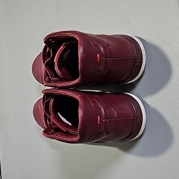 Hugo Boss maroon leather 40 shoes - Picture 4 of 8
